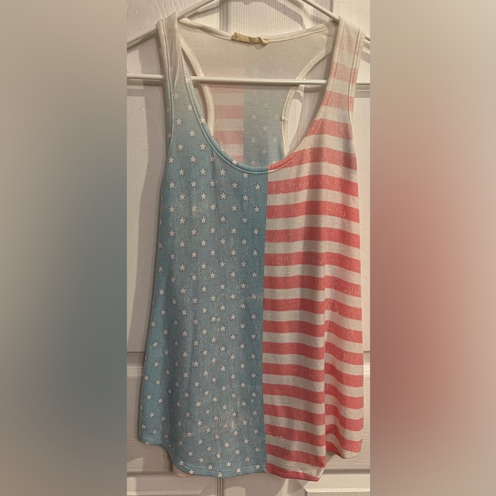 Tank Top Stars & Stripes Women’s Size Small NWOT